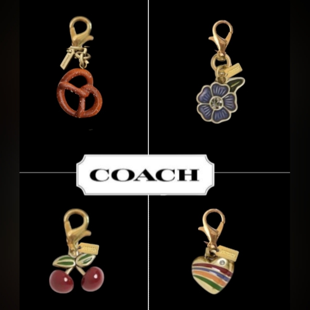 Coach Gold and Multicolor Charm $20 Each.